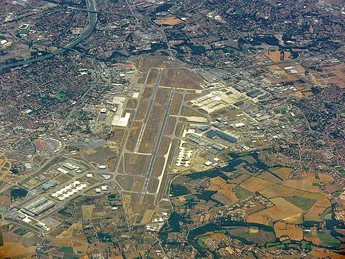 Toulouse Airport aerial view